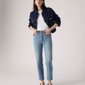 Levi's Iconic Wedgie Straight High Waist sz 25